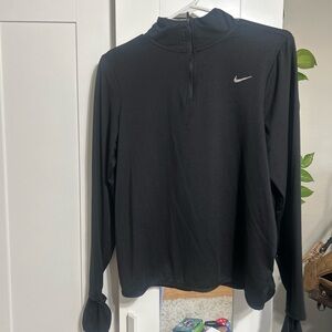 Nike Black Quarter-Zip Top